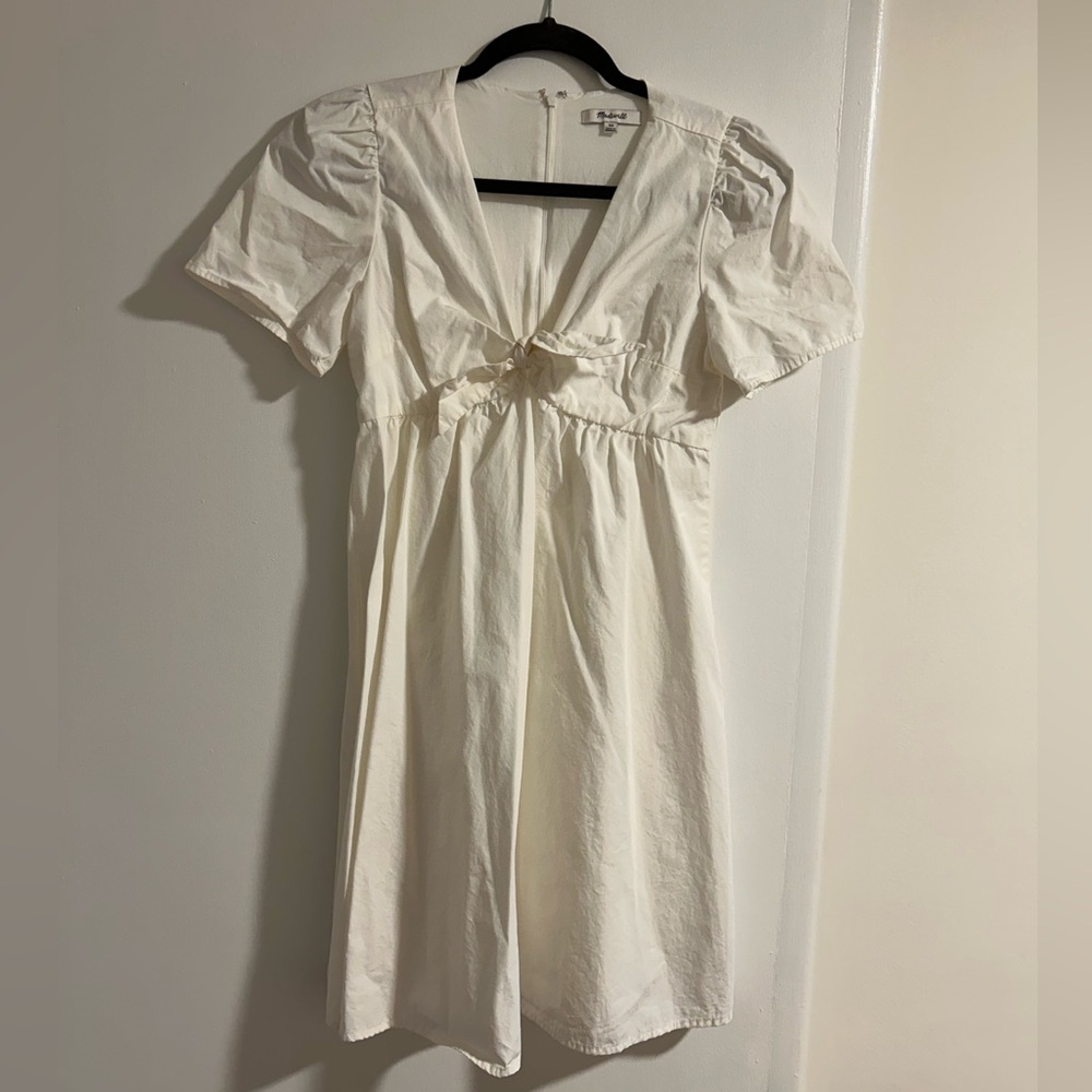 Madewell Tie-Front Mini Dress